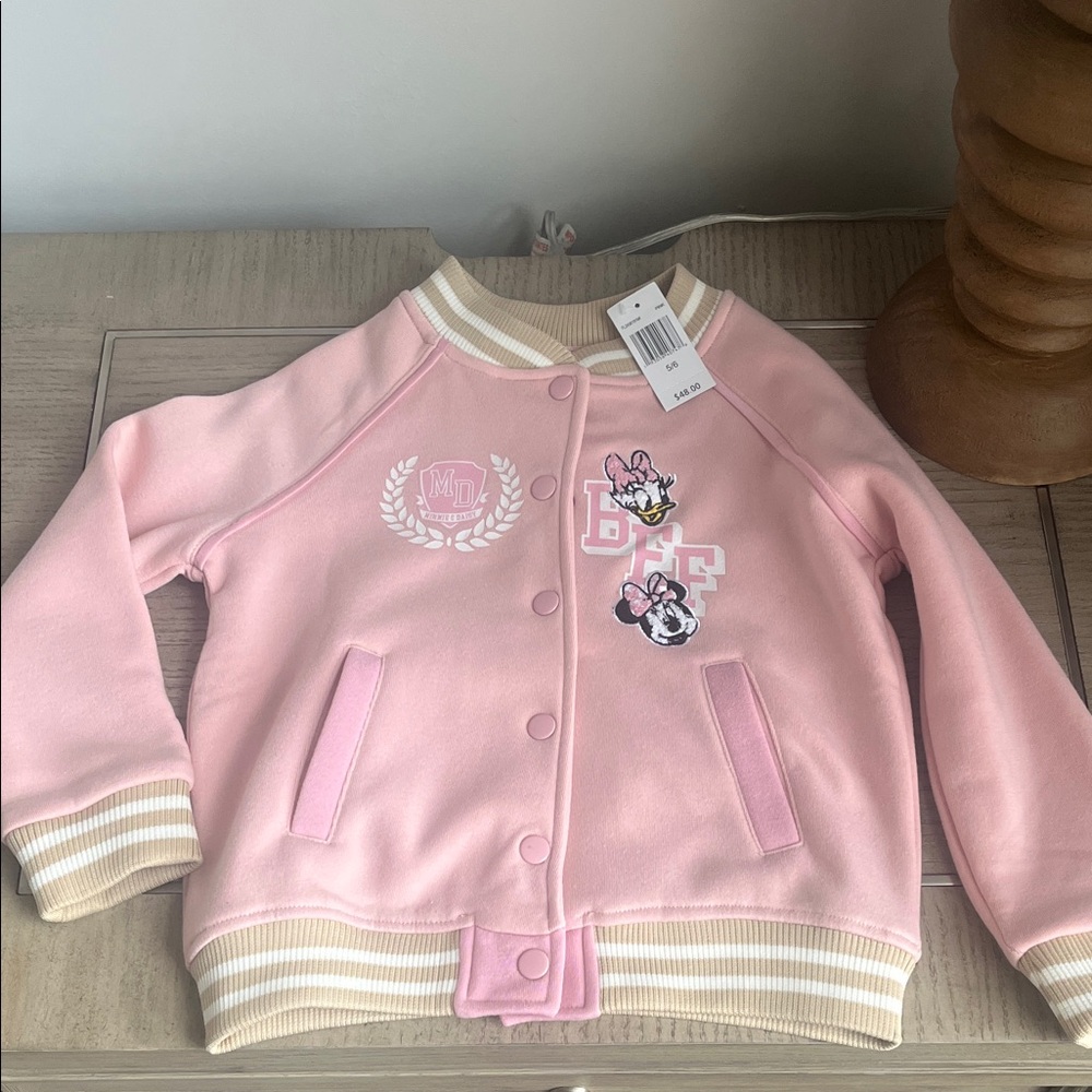 Disney Pink BFF Jacket with Character Patches